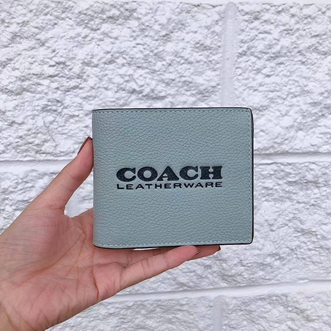 Coach C6698 3 In 1 Wallet In Aqua/Midnight Navy Coach C6698 3 In 1 Wallet In Aqua/Midnight Navy